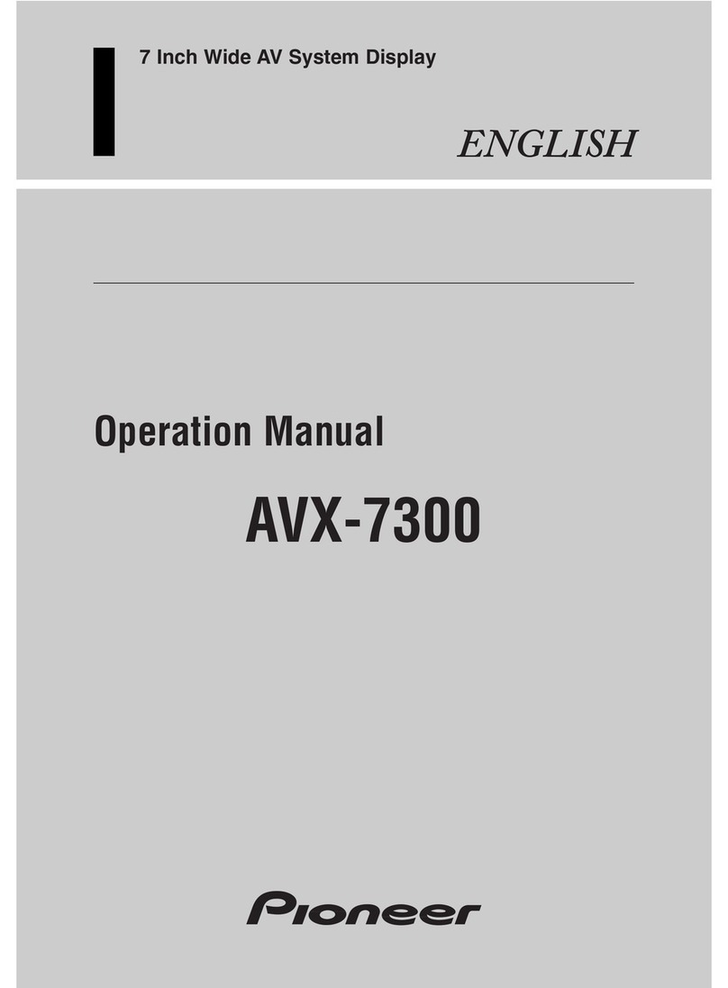 Pioneer AVX-7300 Operation manual