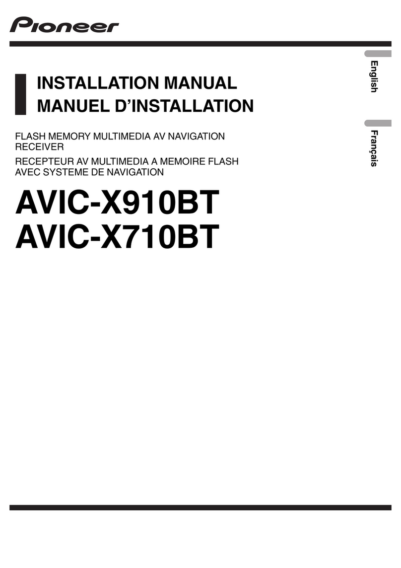 Pioneer Super Tuner IIID AVIC-X710BT installation manual Pioneer Super Tuner IIID AVIC-X710BT installation manual