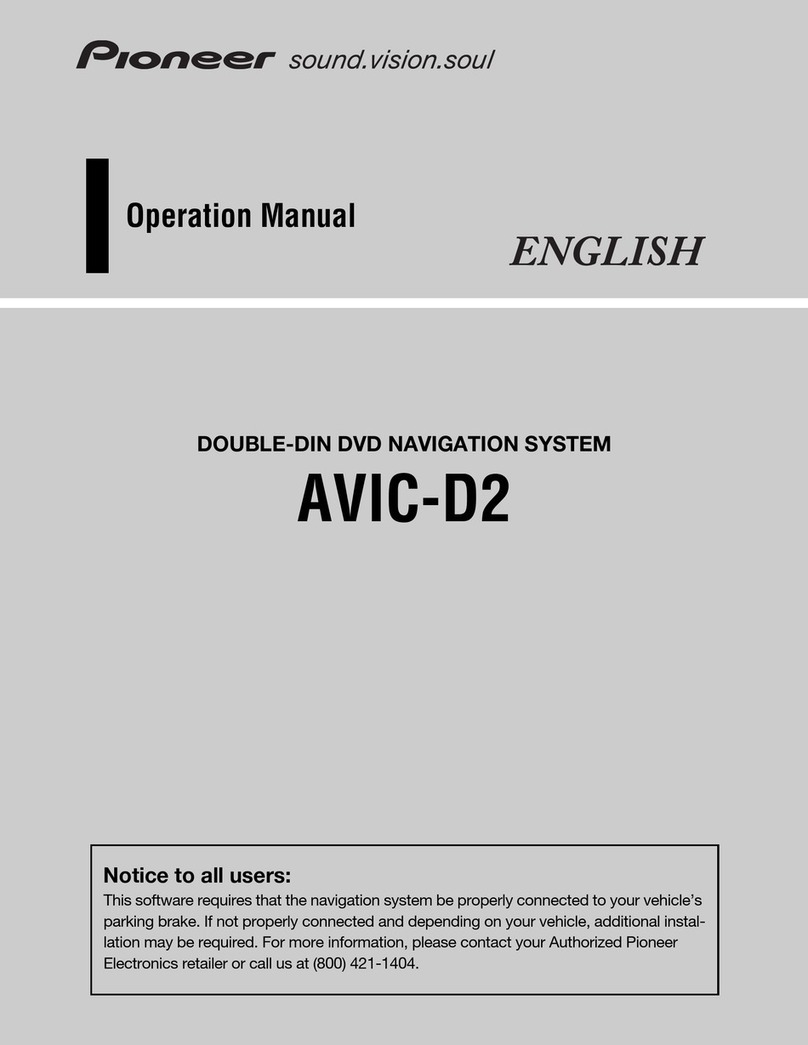 Pioneer AVIC-D2 Operation manual