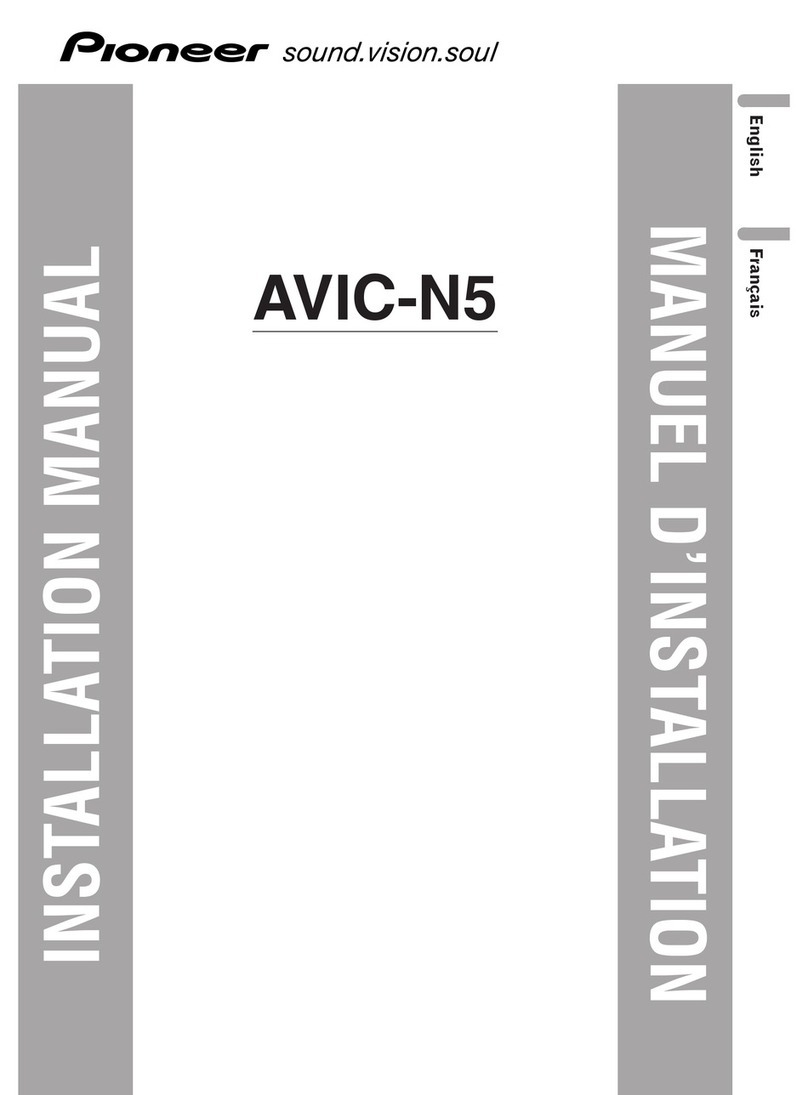 Pioneer Super Tuner IIID AVIC-N5 installation manual