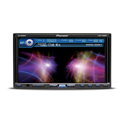 Pioneer AVH-P6800DVD - DVD Changer With LCD Monitor User manual