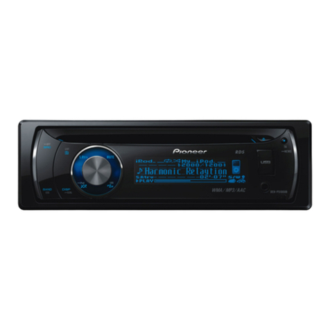 Pioneer DEH-P5100UB - Radio / CD installation manual