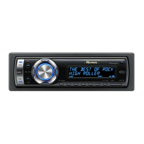 Pioneer DEH-P490IB - Premier Radio / CD installation manual