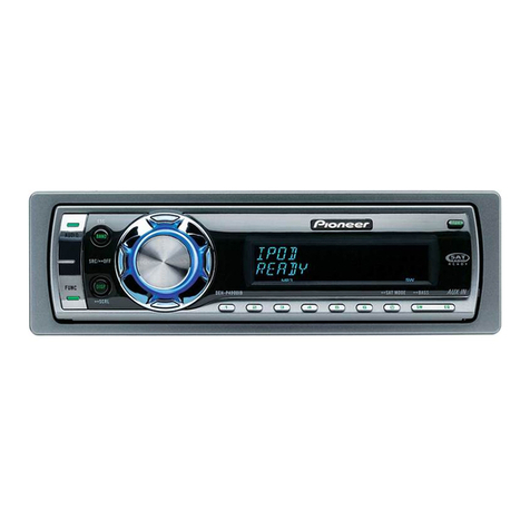 Pioneer DEH-P4900IB - Radio / CD installation manual