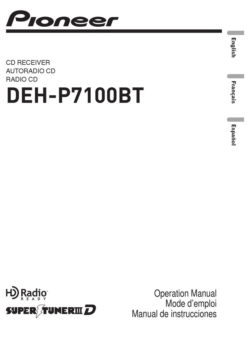 Pioneer Super Tuner IIID DEH-P7100BT Operation manual