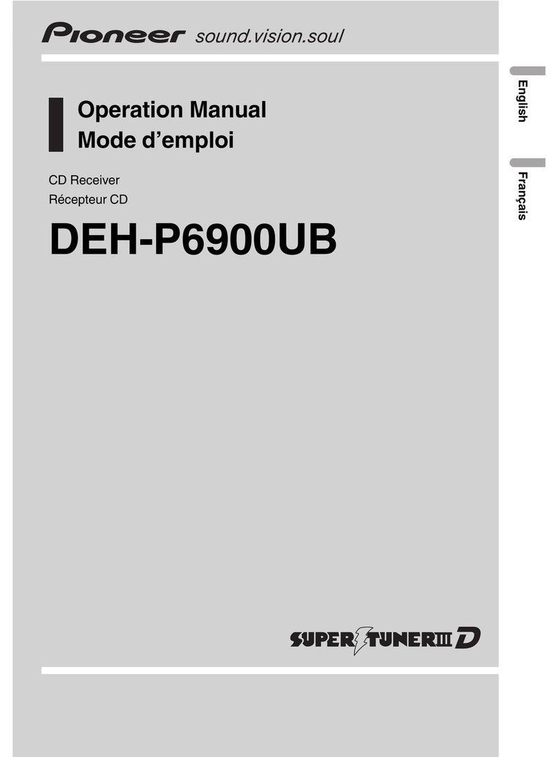 Pioneer Super Tuner IIID DEH-P6900UB Operation manual