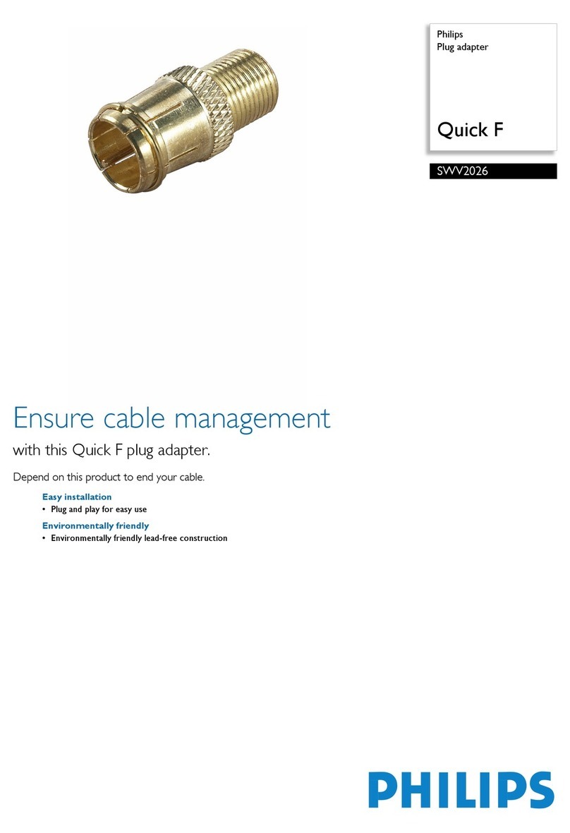 Philips Quick F SWV2026 User manual