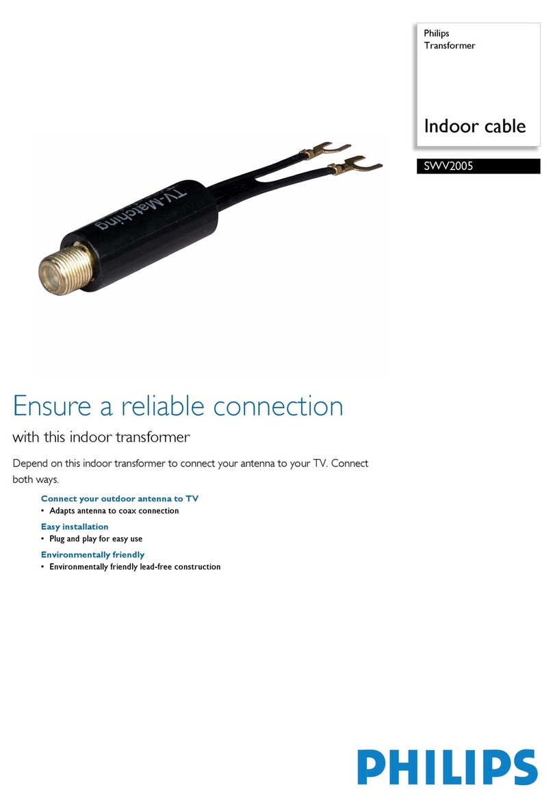 Philips SWV2005 User manual