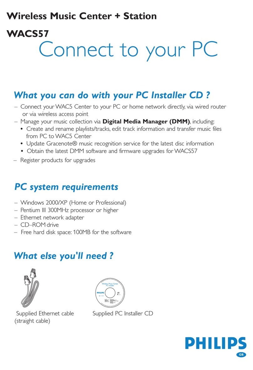 Philips Streamium WAC5 install guide