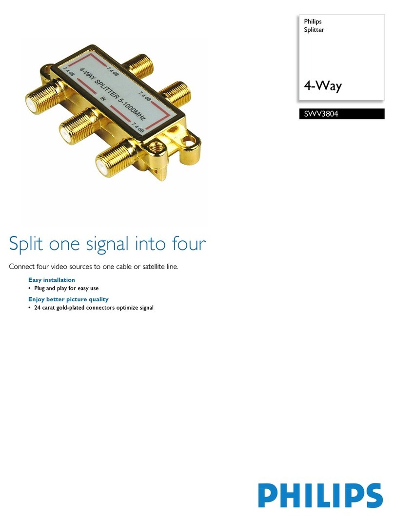 Philips SWV3804 Specifications