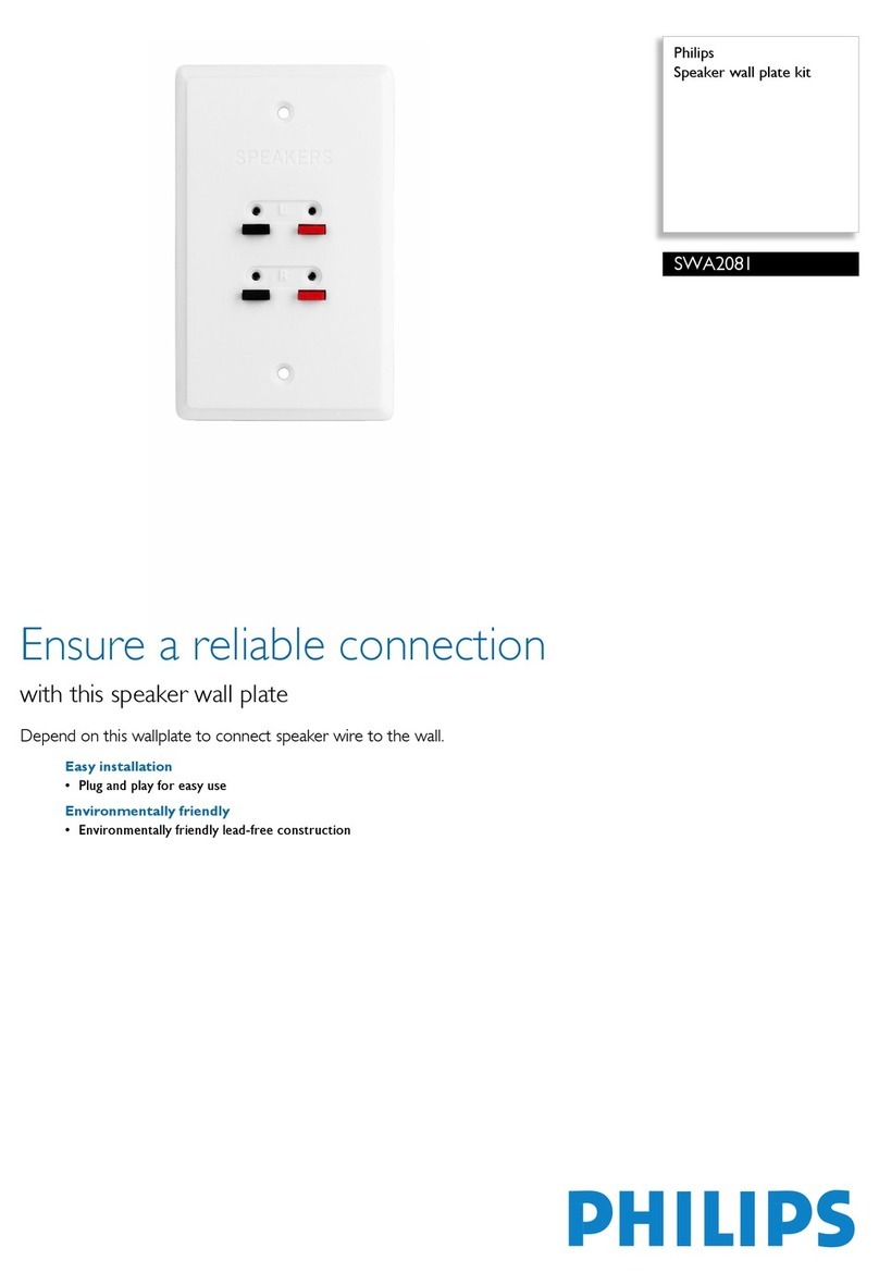 Philips SWA2081 User manual