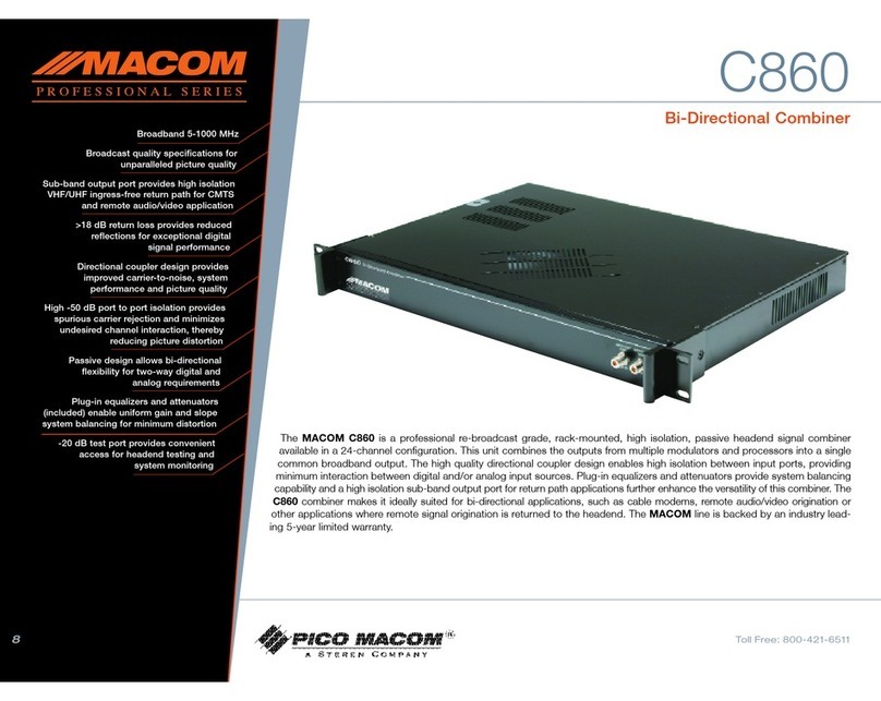 Pico Macom C860 Specifications