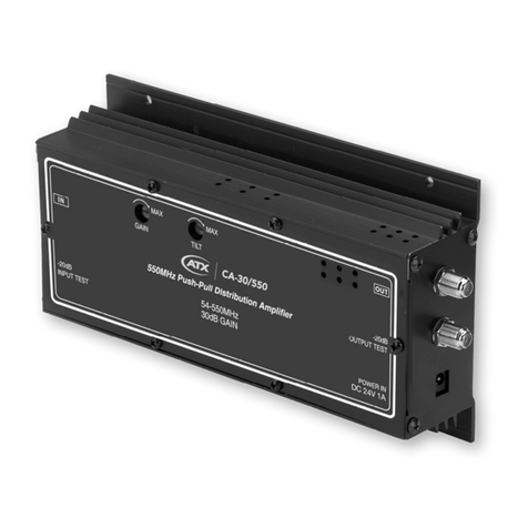 Pico Macom CA30/550 Installation and operation manual