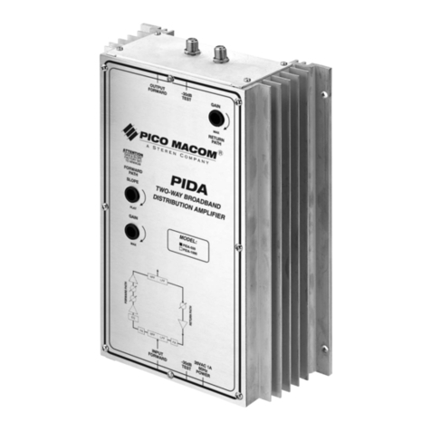 Pico Macom PIDA-550 Installation and operation manual