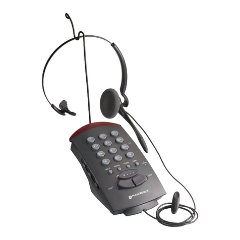 Plantronics T10 User manual Plantronics T10 User manual