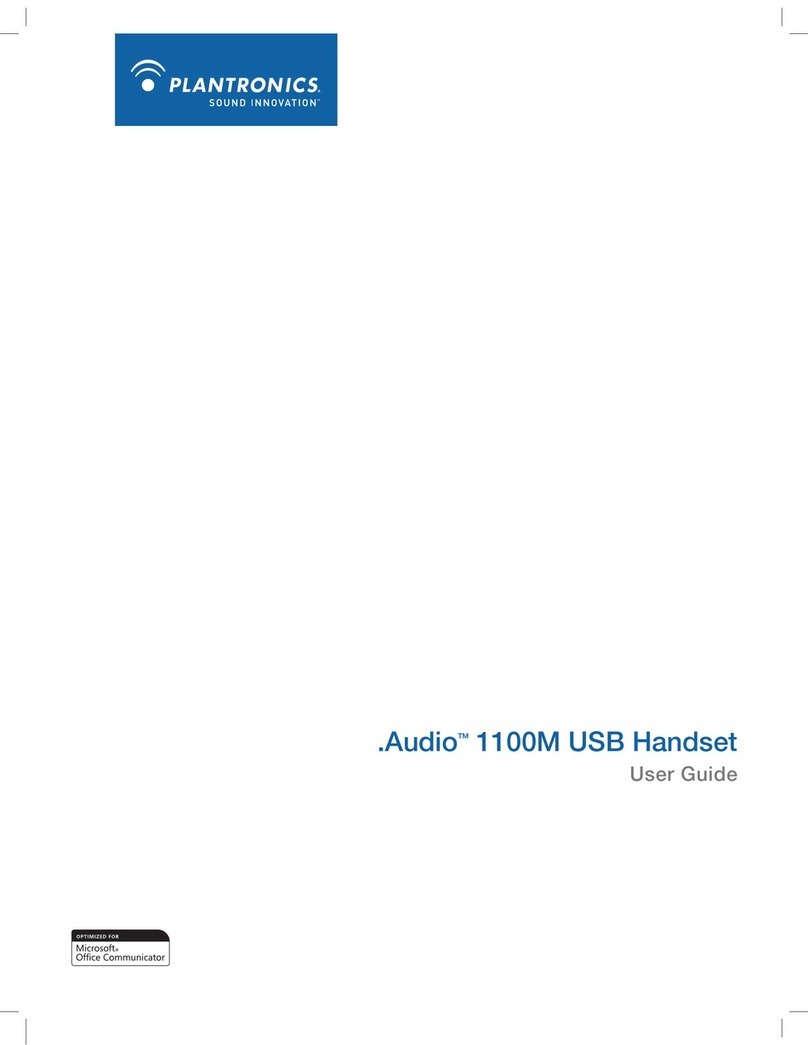 Plantronics .Audio 1100M user guide