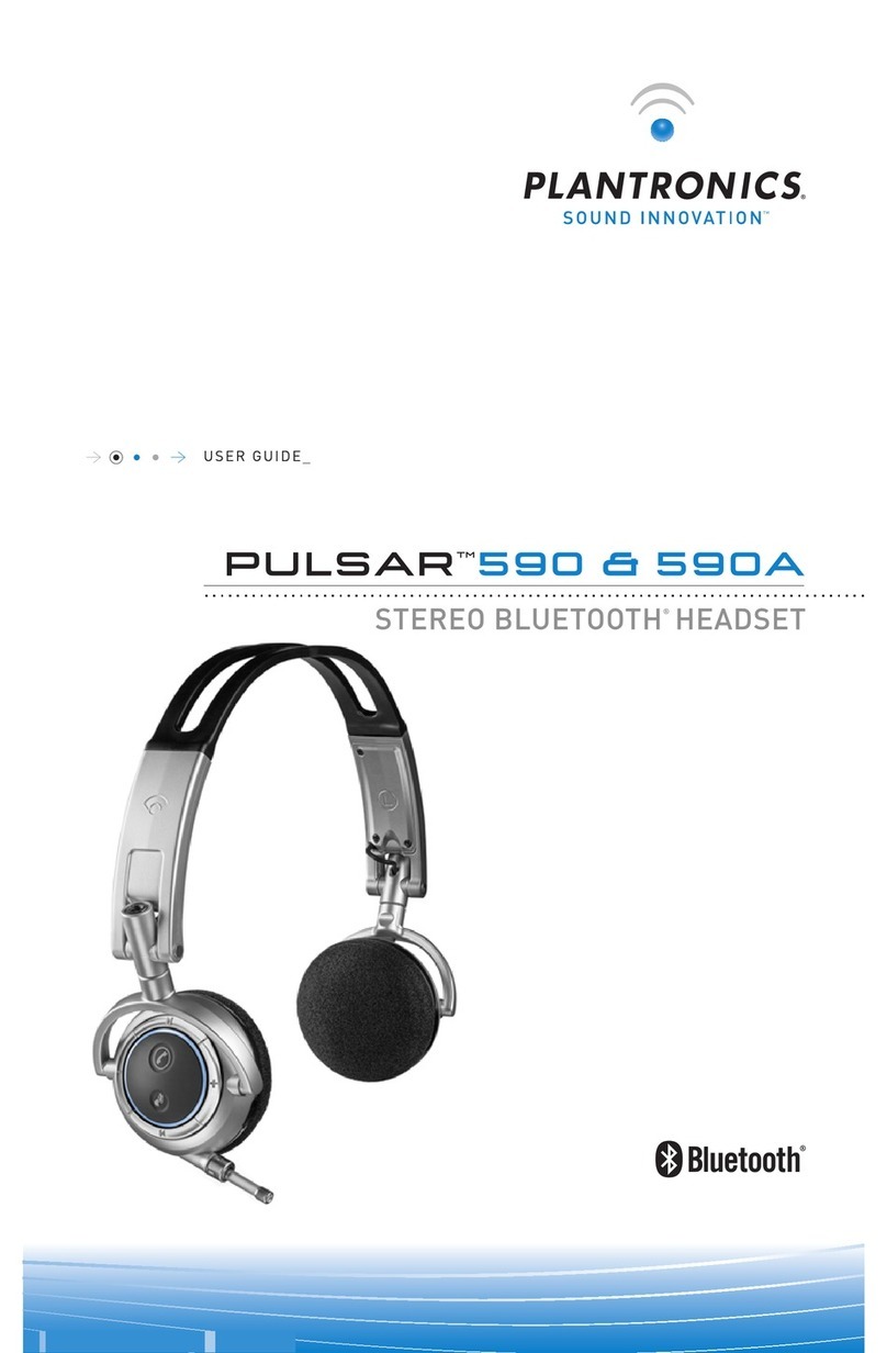 Plantronics Pulsar 590 series User manual