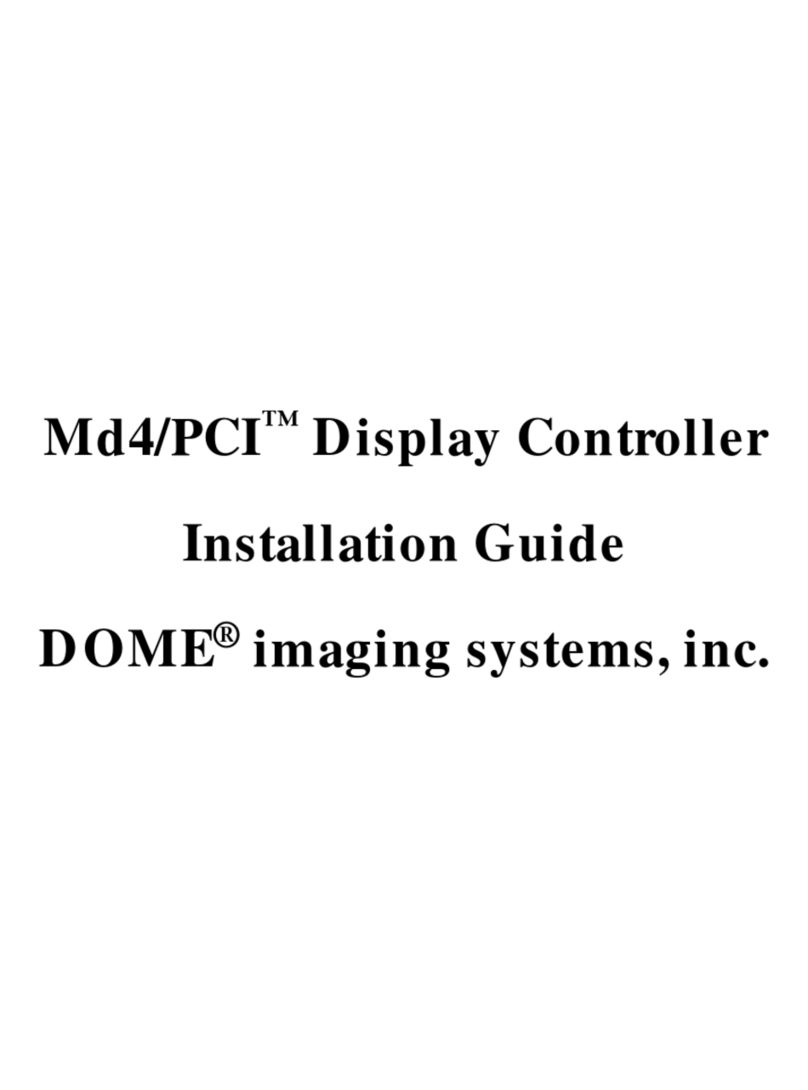 Planar Dome Md4/PCI User manual