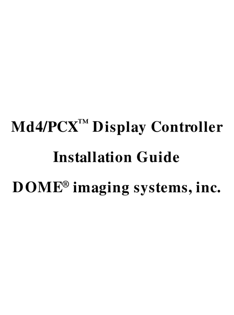 Planar DOME Md4/PCX User manual