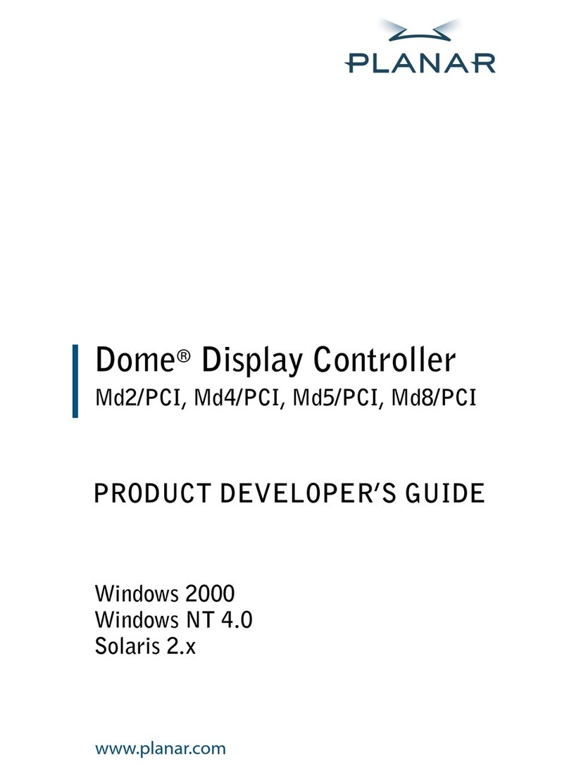 Planar Dome Md2/PCI Instruction Manual