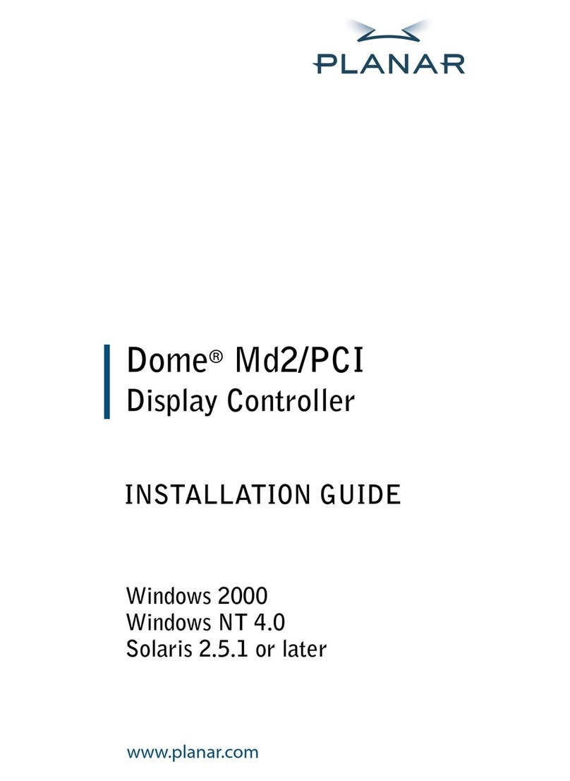 Planar Dome Md2/PCI User manual