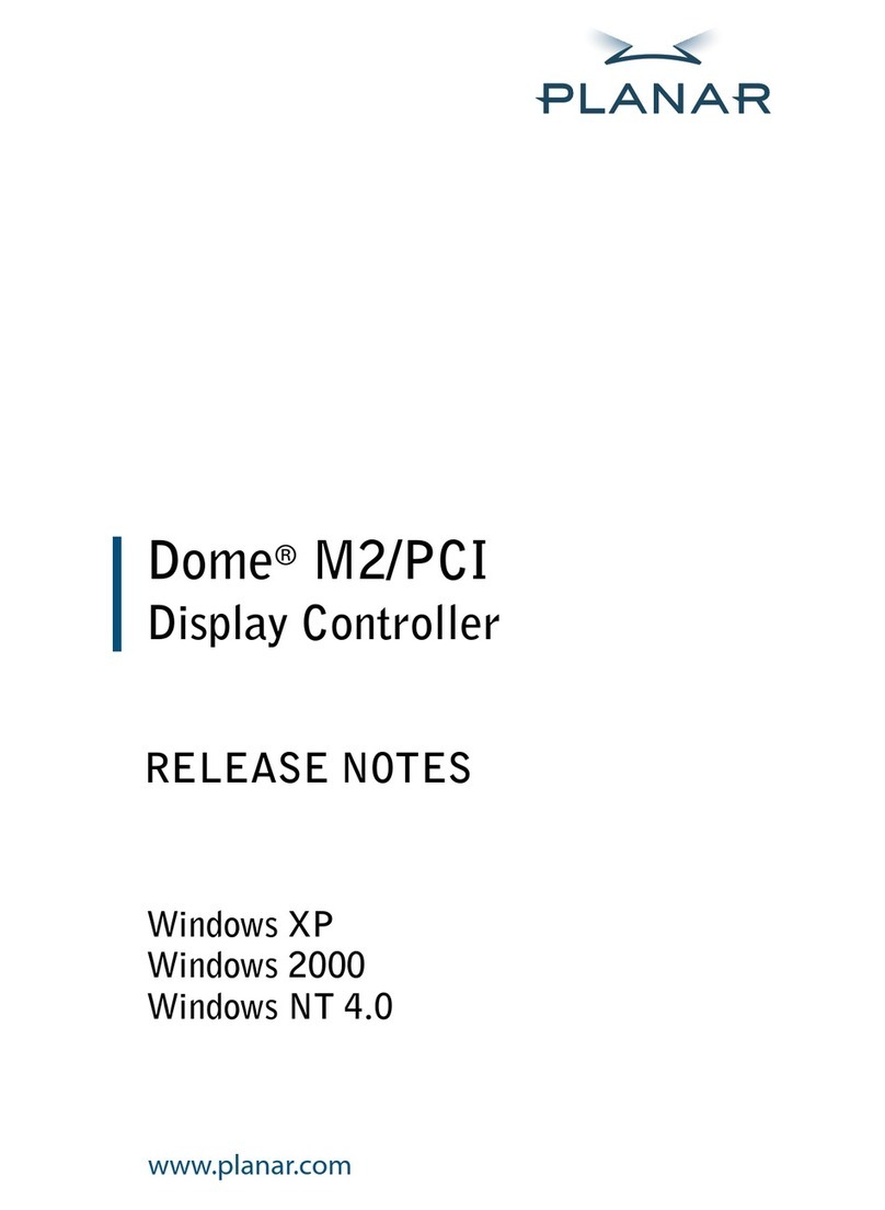 Planar Dome M2/PCI Instruction Manual