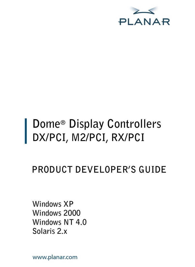 Planar DX/PCI User manual