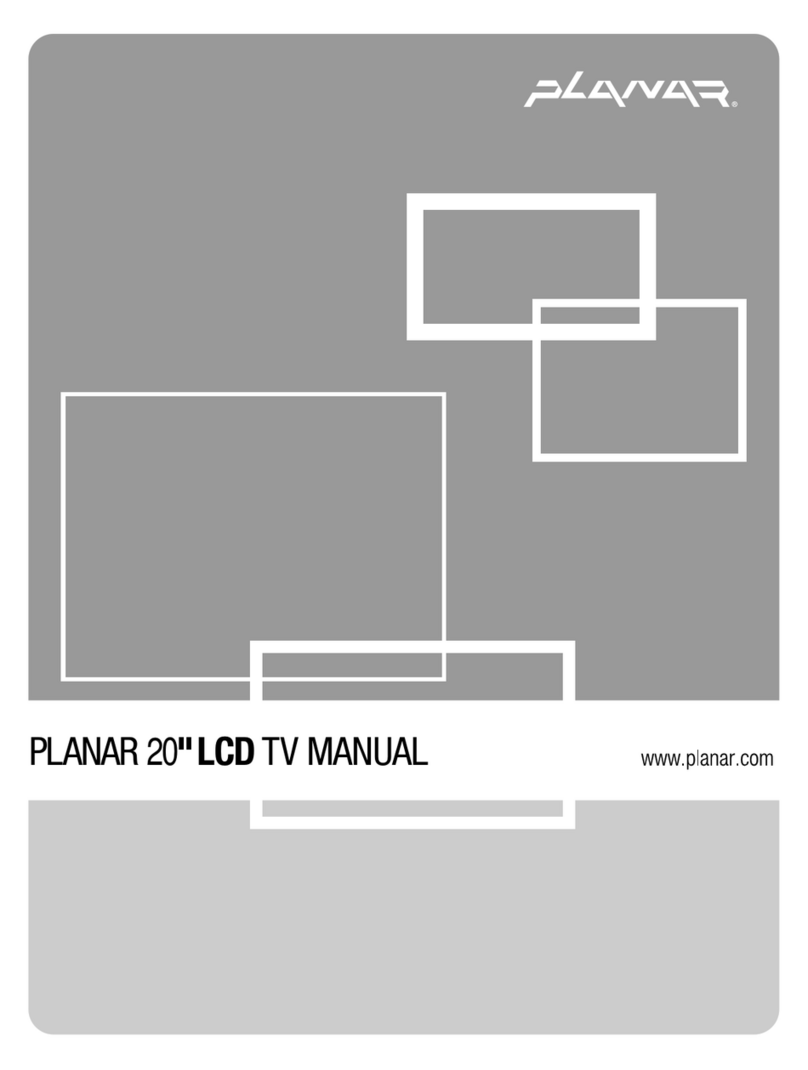 Planar LCDTV20 User manual