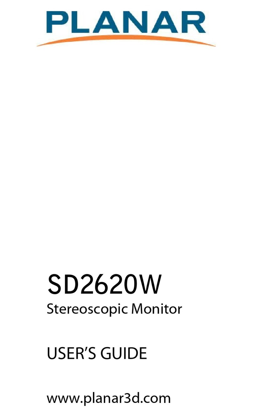 Planar SD2620W User manual Planar SD2620W User manual