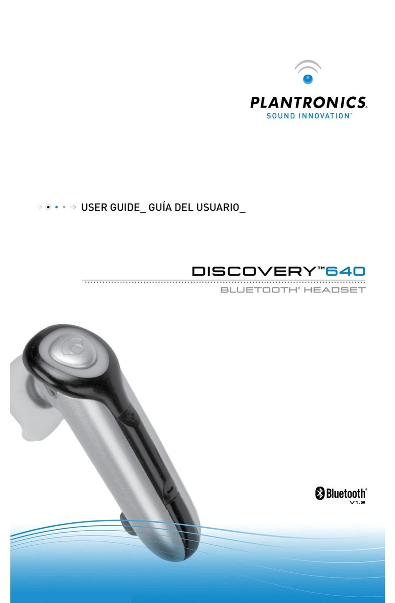 Plantronics Discovery 640 User manual