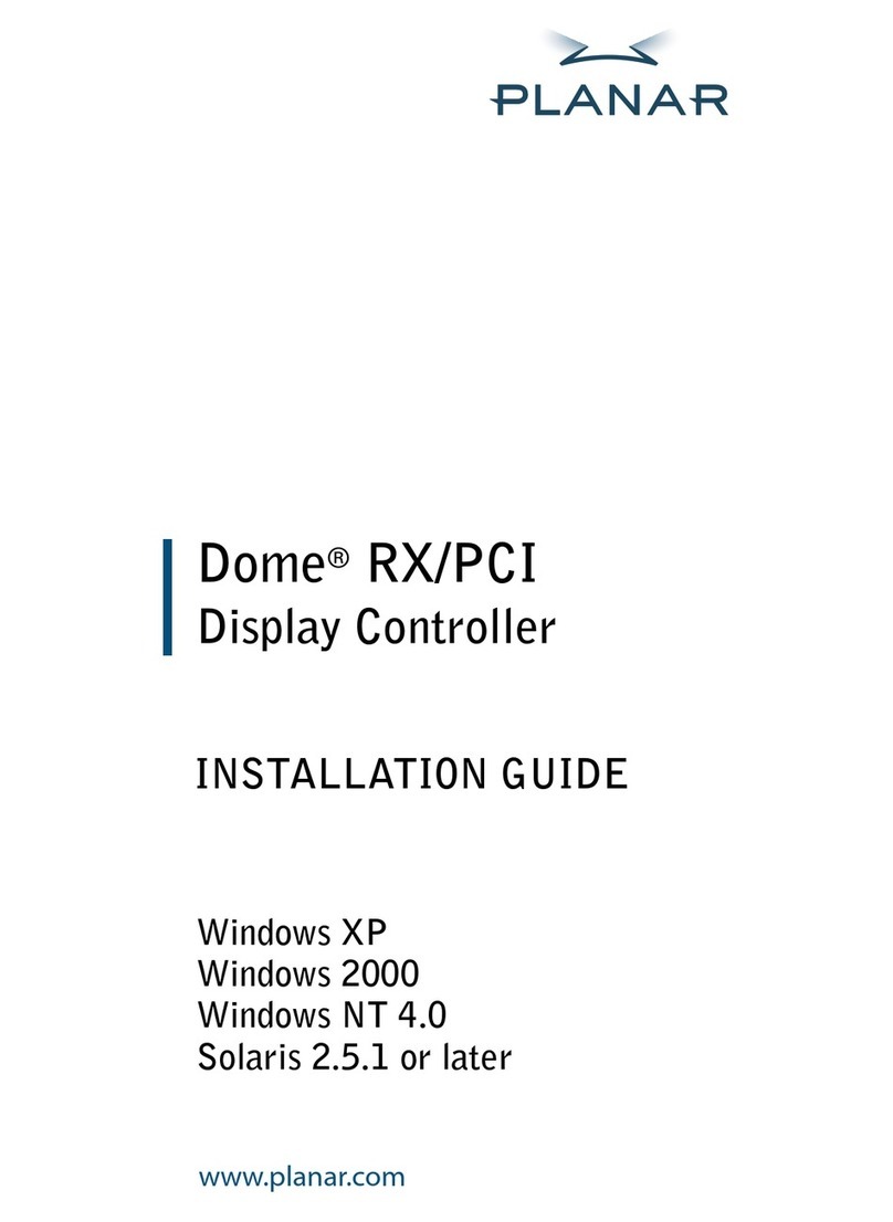 Planar RX/PCI User manual