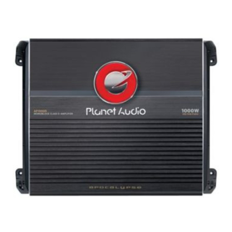 Planet Audio Apocalypse AP1000D User manual Planet Audio Apocalypse AP1000D User manual