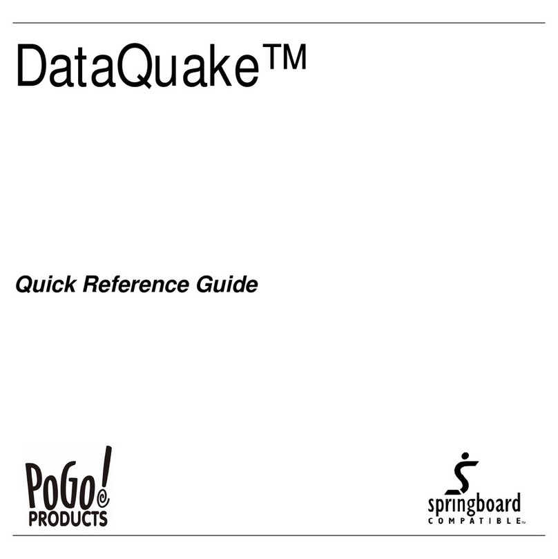 Pogo DataQuake Quick reference guide