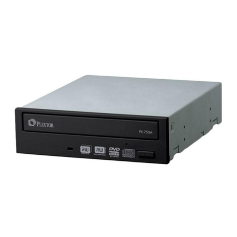 Plextor PX-750A Installation and user manual