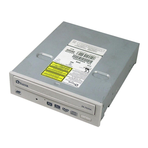 Plextor PX-755SA User manual