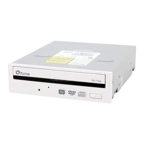 Plextor PX-716 Installation and user manual