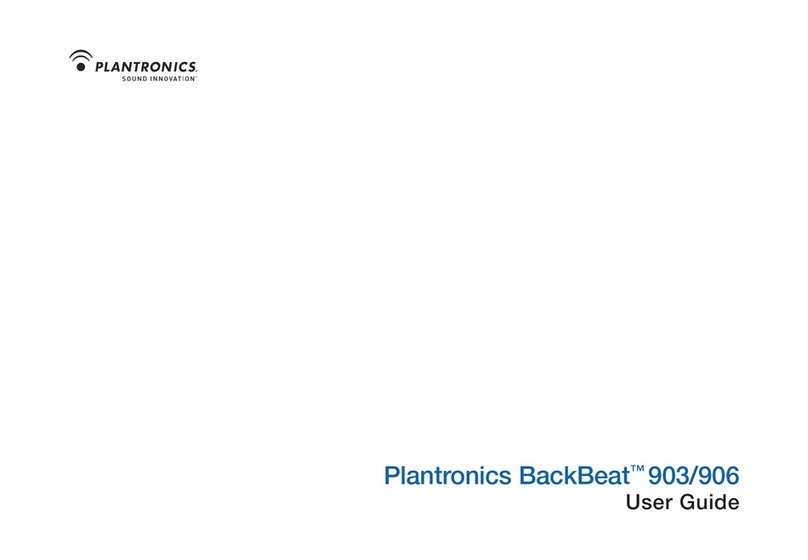 Plantronics BackBeat 903 User manual