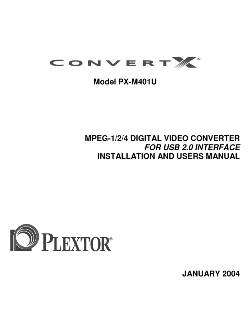 Plextor PX-M401U User manual