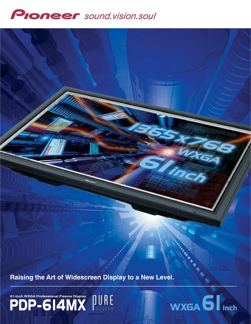 Pioneer PDP-614MX User manual