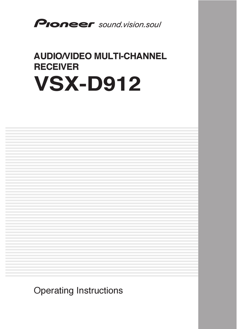 Pioneer VSX-D912K operating instructions