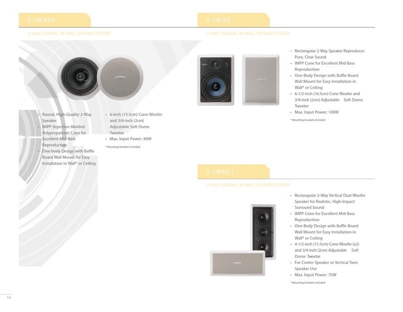 Pioneer S-IW40X User manual Pioneer S-IW40X User manual