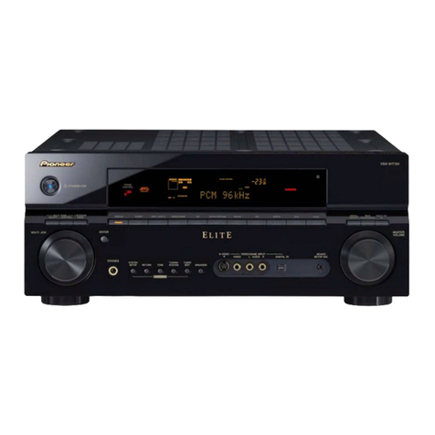 Pioneer VSX91TXH - Elite AV Receiver User manual