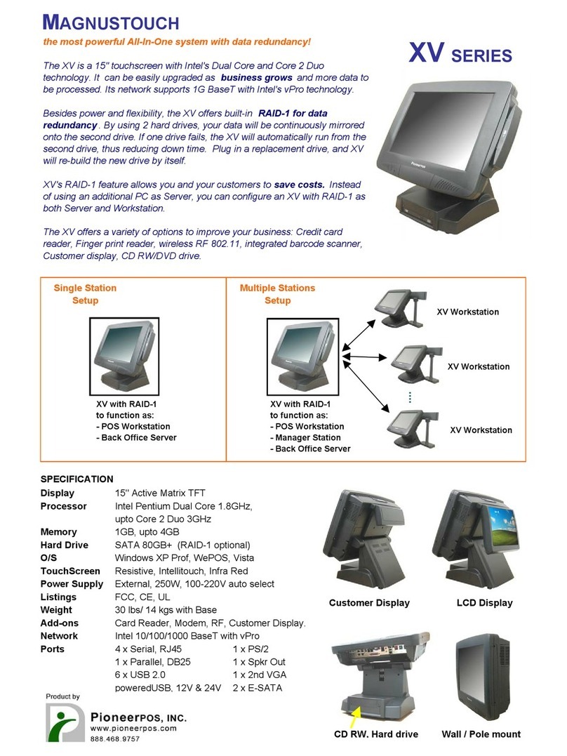 PIONEERPOS Magnus XV-2 Specifications