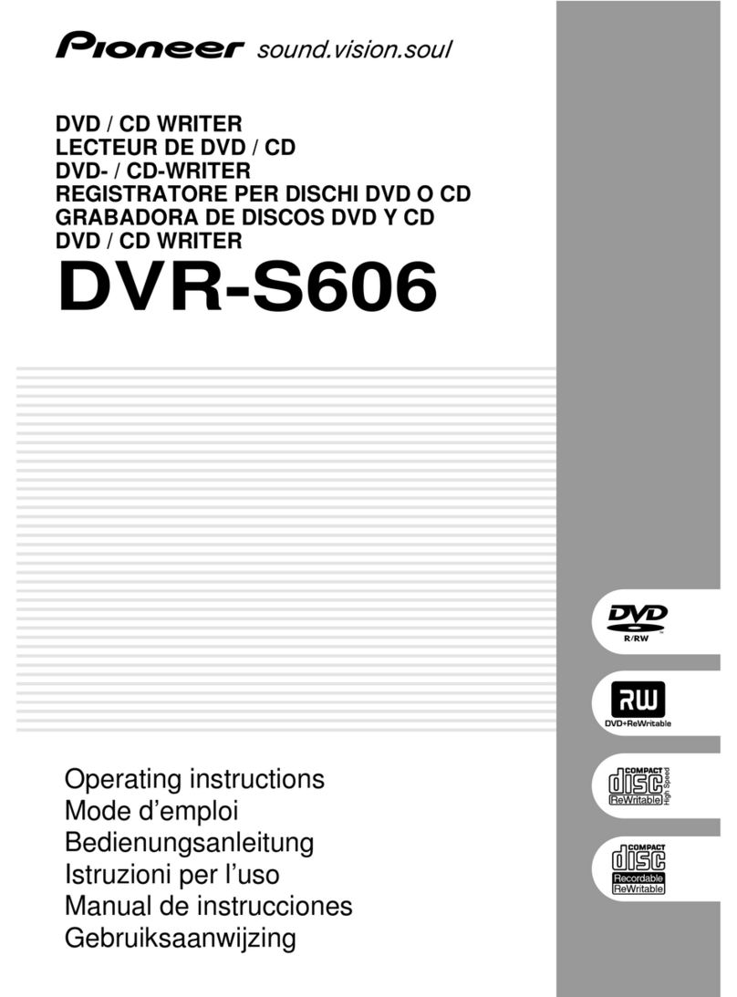 Pioneer DVR-S606 User manual