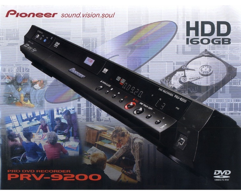Pioneer PRV-9200 User manual