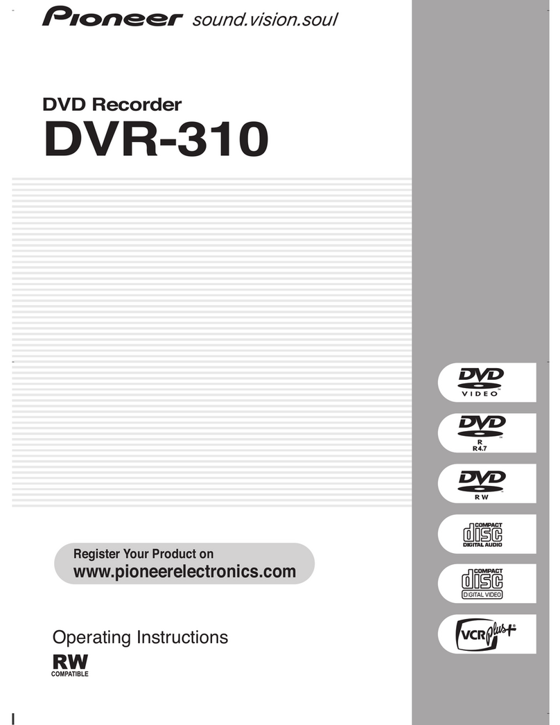 Pioneer DVR-310-S User manual