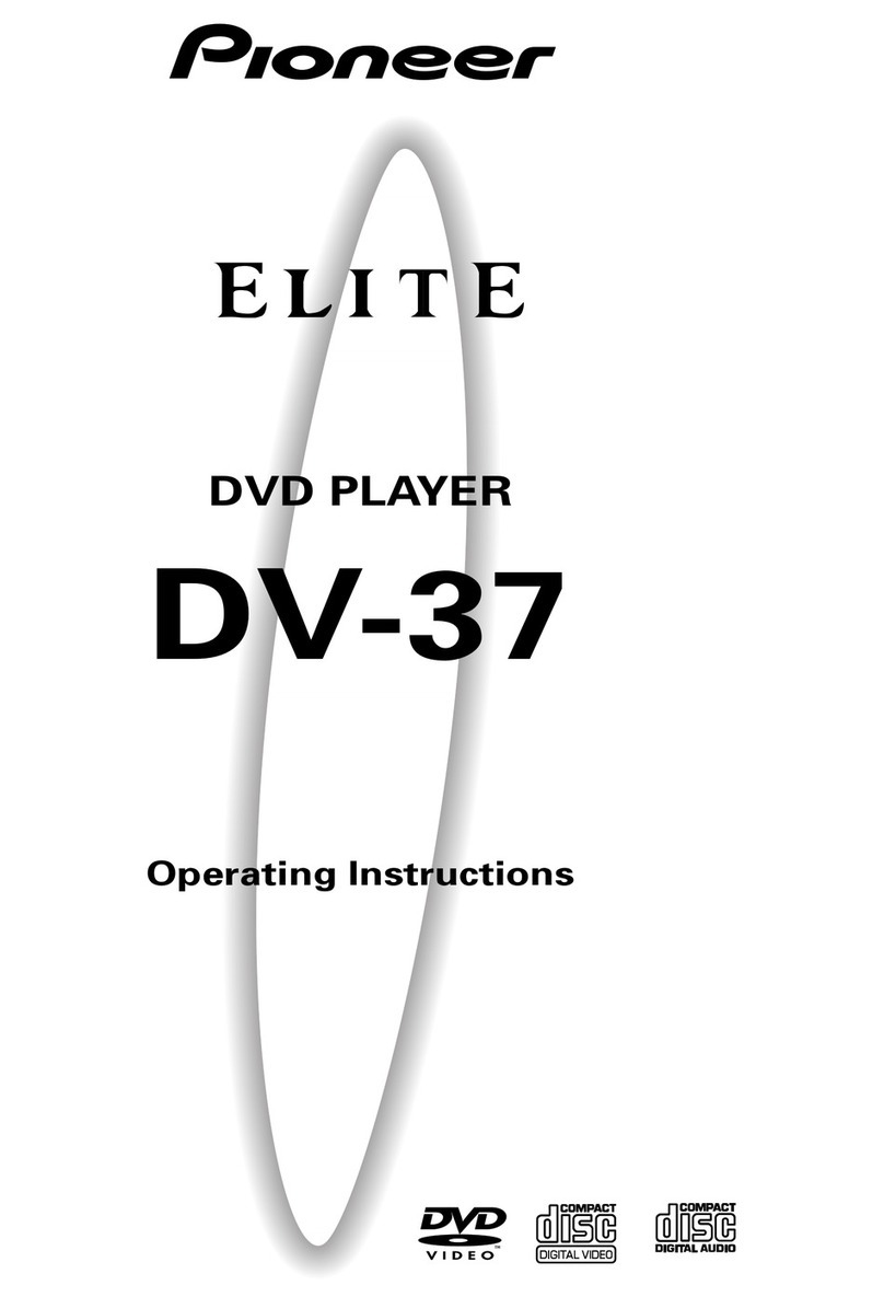 Pioneer Elite DV-37 User manual