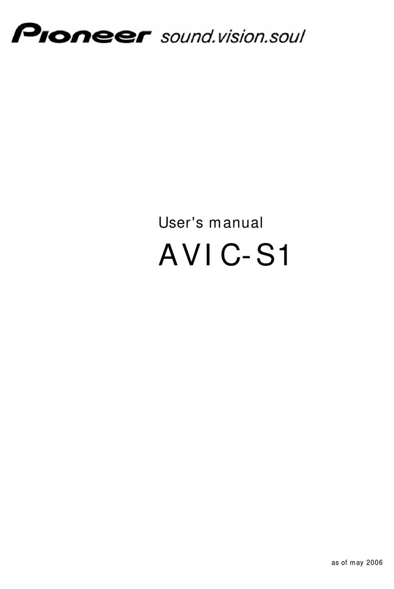 Pioneer AVIC-S1 User manual