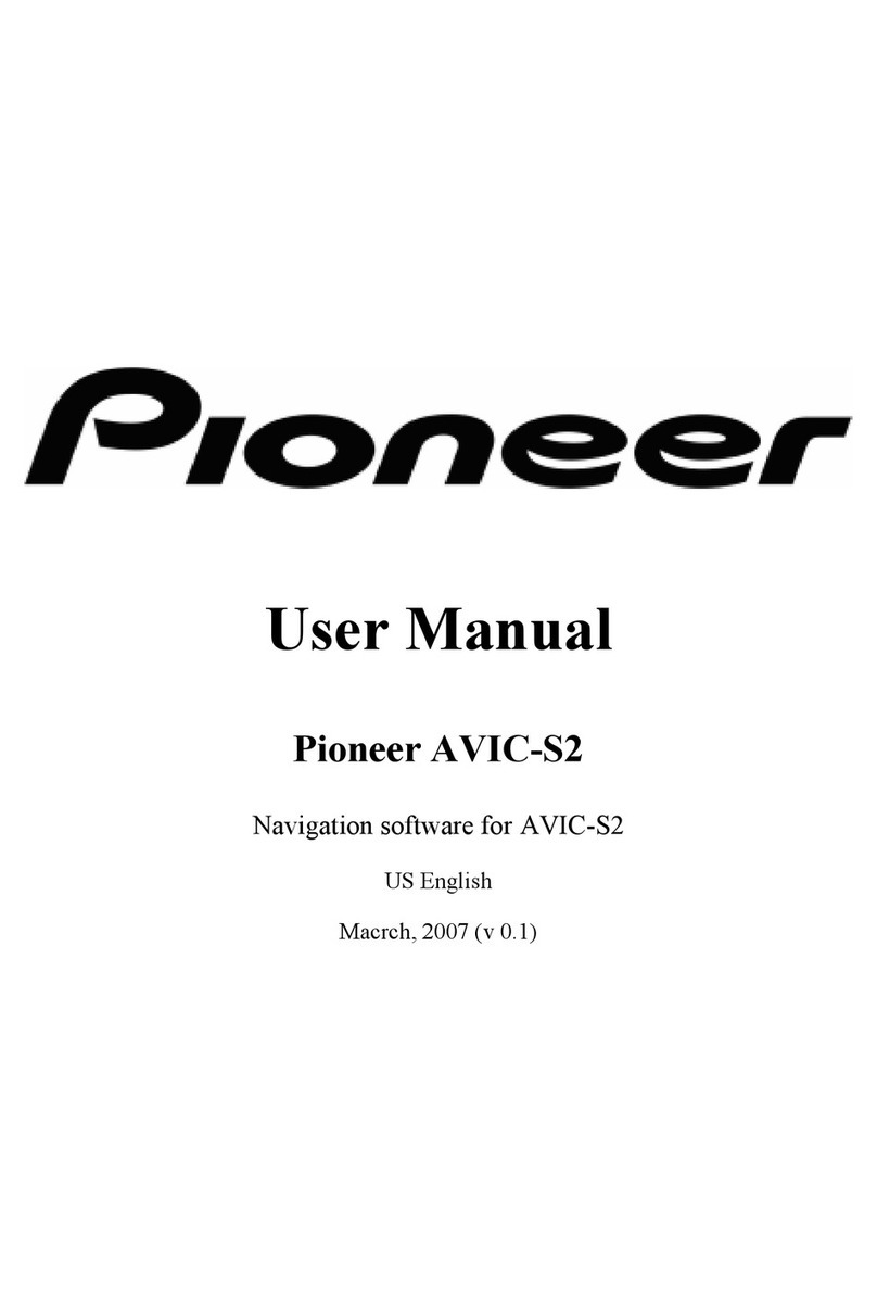 Pioneer AVIC-S2 Software guide