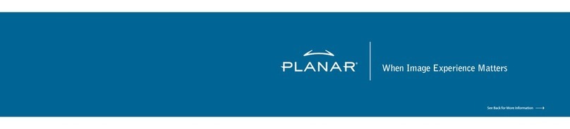 Planar PT1500MX User manual Planar PT1500MX User manual